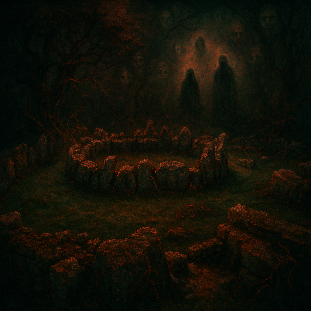 Teile der Din Lligwy Hüttengruppe